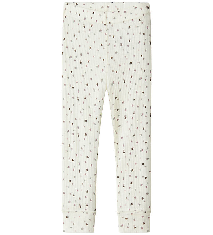 Name It Leggings - Uld - NmfWomi - Snow White/Double Dots