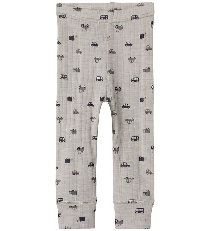 Name It Leggings - Uld - Rib - Noos - NbmWang - Nacreous Cloud/S