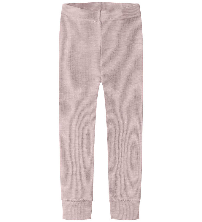 Name It Leggings - Uld - Rib - Noos - NmnWax - Violet Ice