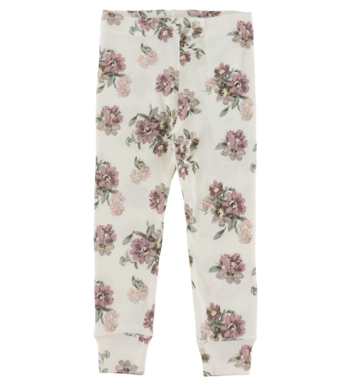 Name It Leggins - Uld - NbfWillitus - Snow White/Flower Bouquet Name It Leggins - Uld - NbfWillitus - Snow White/Flower Bouquet
