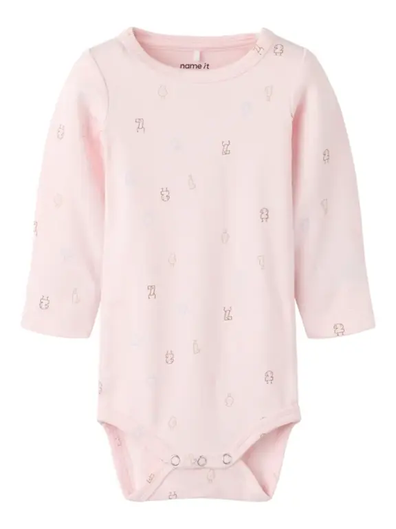 Name It Lydianna Langærmet Body - Mary'S Rose - 68