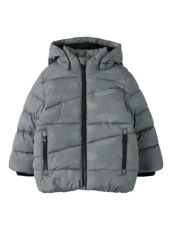 Name It Mosan Pufferjakke - Poppy Seed - 104