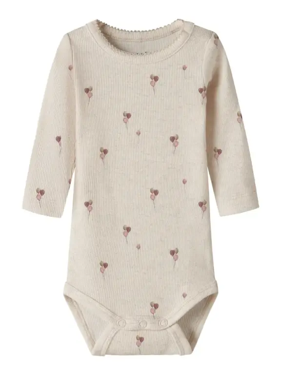 Name It Nabila Langærmet Body - Peyote Melange - 68