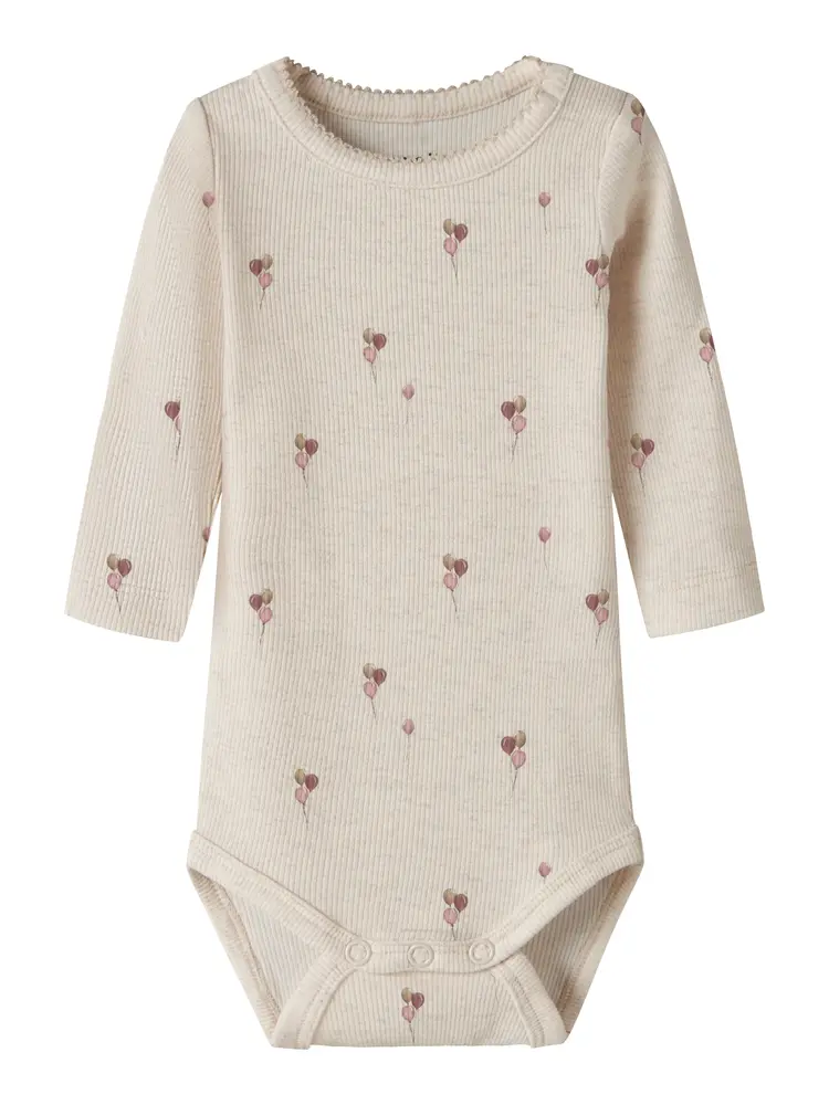 Name It Nabila Langærmet Body - Peyote Melange - 68