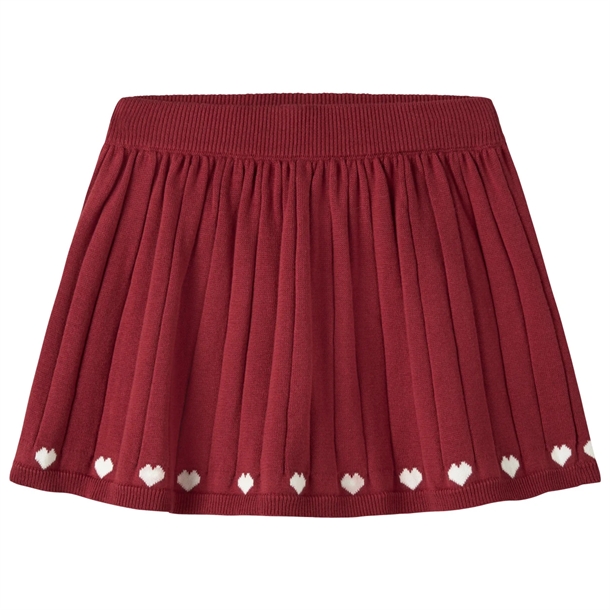 Name It Nederdel - nmfRALBOS KNIT - Red Dahlia Christmas