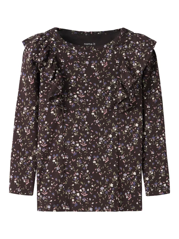 Name It Oceana Bluse - Chocolate Plum - 116