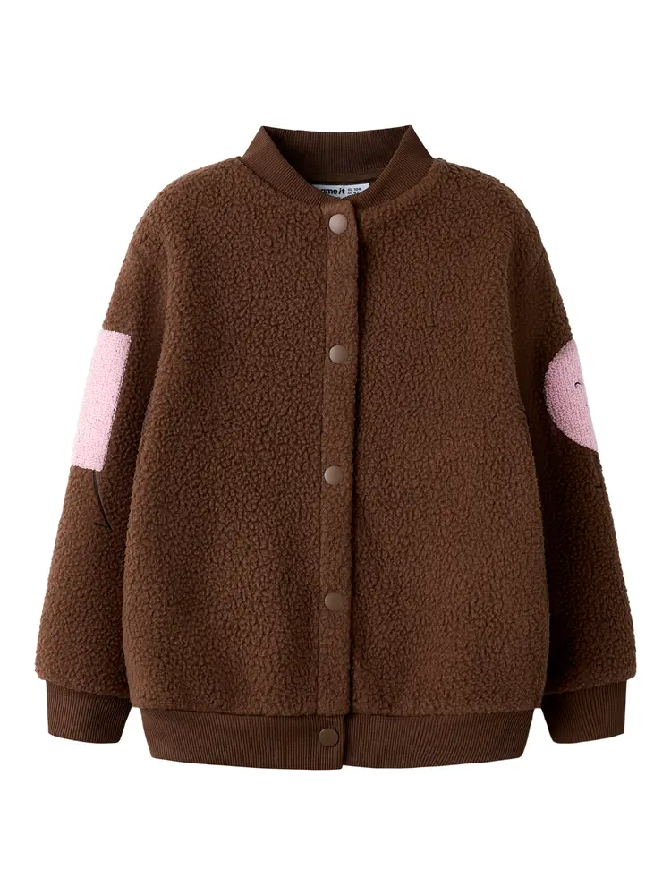 Name It Olana Teddy Cardigan - Pinecone - 116 Name It Olana Teddy Cardigan - Pinecone - 116