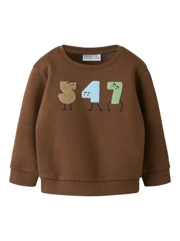 Name It Olav Sweatshirt - Pinecone - 116
