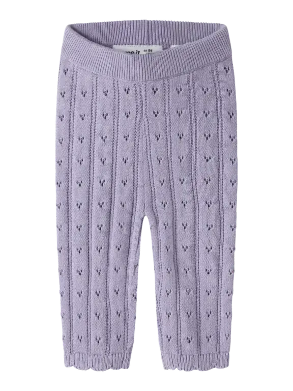 Name It Oxenia Knit Leggings - Heirloom Lilac - 68