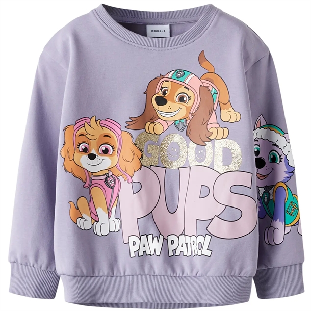 Name It Paw Patrol Sweatbluse - NmfJara - Lavender Gray