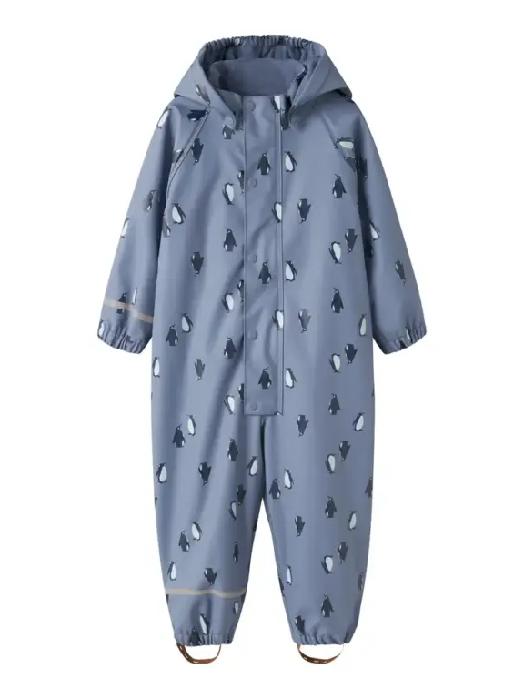 Name It Regndragt m. Fleece - Country Blue - 104