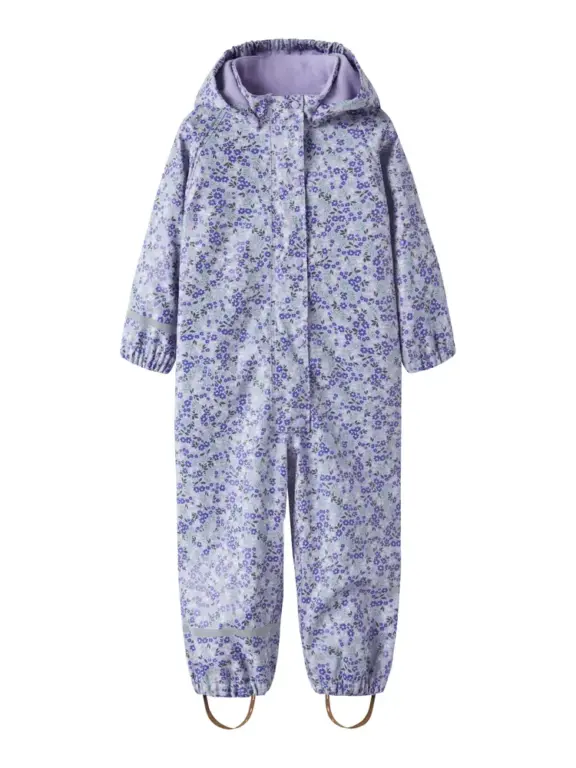 Name It Regndragt m. Fleece - Lavender - 86