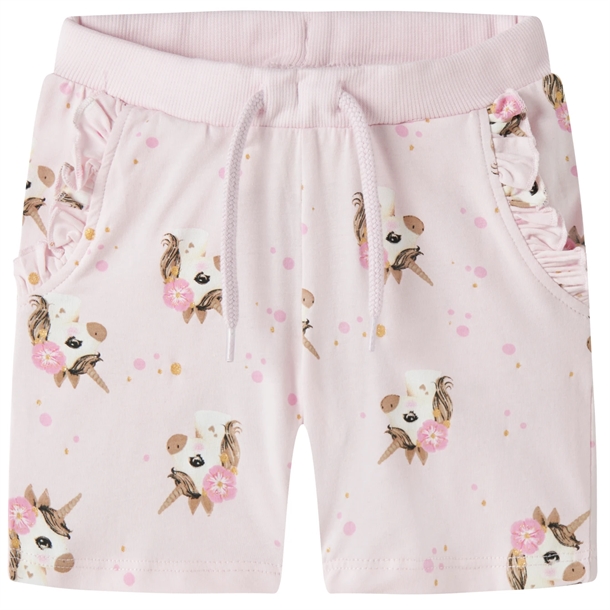 Name It Shorts - NmfJFjalisa - Enhjørninger - Cradle Pink