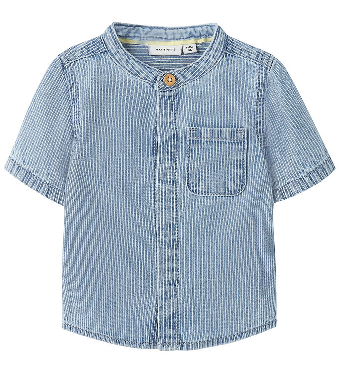 Name It Skjorte - Denim - NbmLeo - Light Blue Denim Name It Skjorte - Denim - NbmLeo - Light Blue Denim