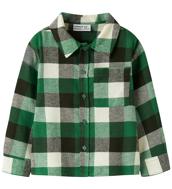 Name It Skjorte - NmmLevin - Verdant Green