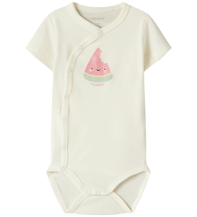 Name It Slå-om Body k/æ - NbfVubie - Cloud Dancer/Watermelon m. Name It Slå-om Body k/æ - NbfVubie - Cloud Dancer/Watermelon m.