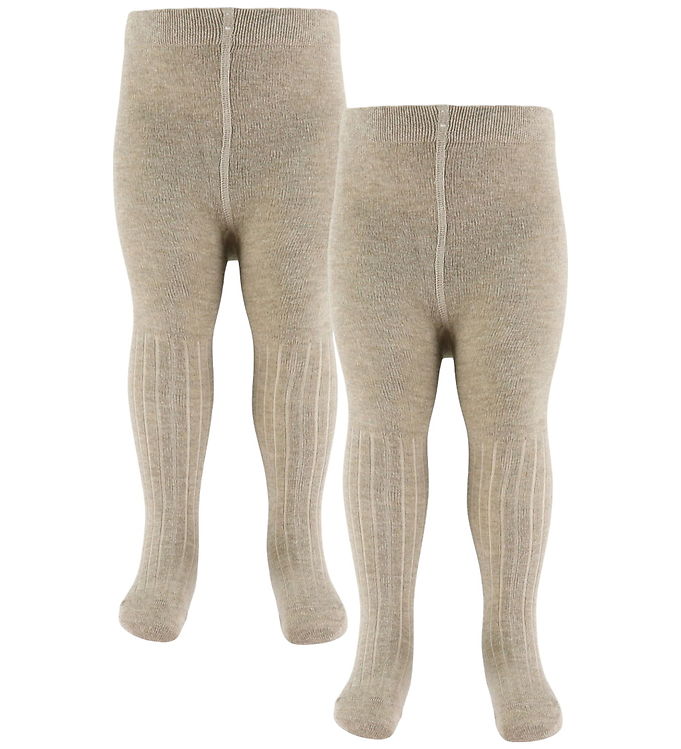 Name It Strømpebukser - Rib - Noos - NknPantyhose - 2-pak - Pure Name It Strømpebukser - Rib - Noos - NknPantyhose - 2-pak - Pure
