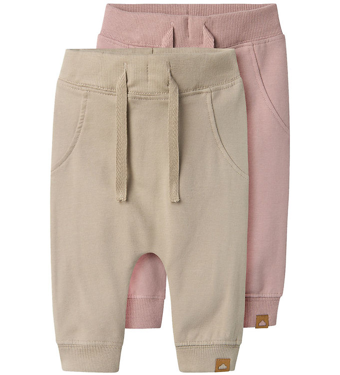 Name It Sweatpants - Noos - NbnTakki - 2-pak - Pure Cashmere/Pac Name It Sweatpants - Noos - NbnTakki - 2-pak - Pure Cashmere/Pac