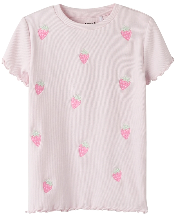 Name It T-shirt - NmfJolemo - Jordbær - Cradle Pink
