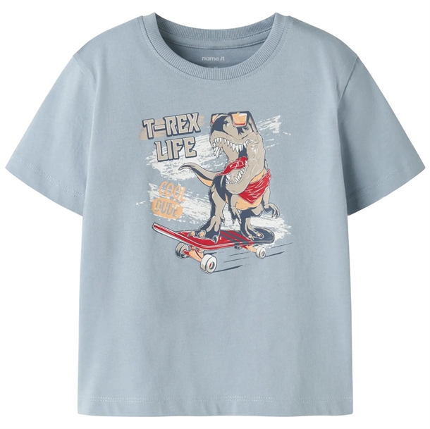 Name It T-shirt - NmmVanyo - Blue Fog Dino Skate