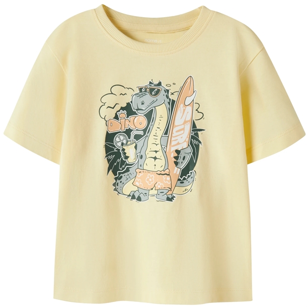 Name It T-shirt - NmmVanyo - Double Cream Dino Surf