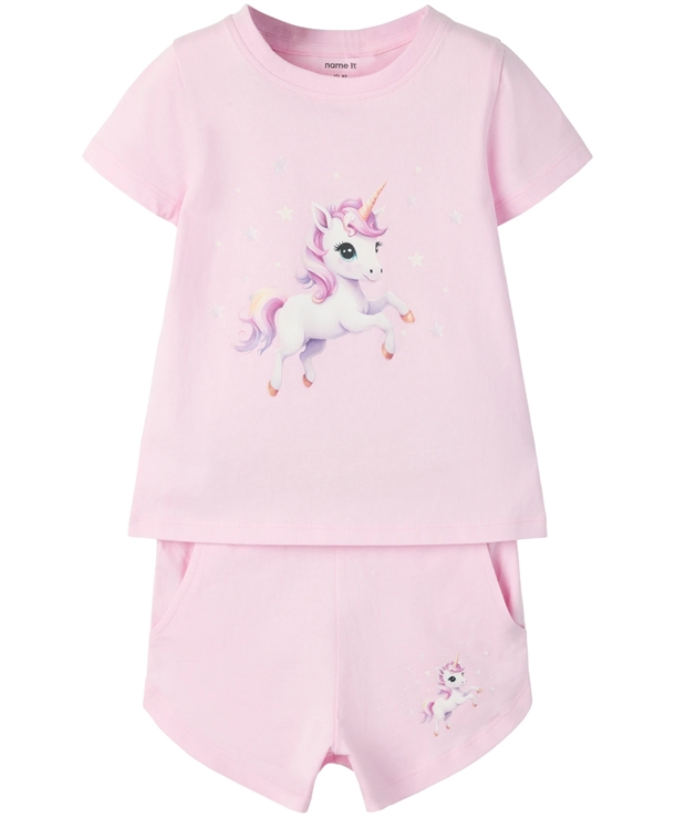 Name It T-shirt & Shortssæt - NmfHelgas - Pirouette