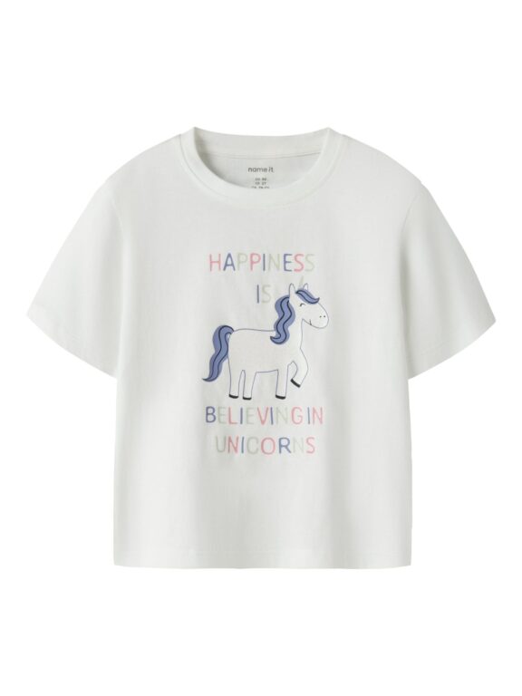 Name It Velda - SS Top - Bright White - 92 cm