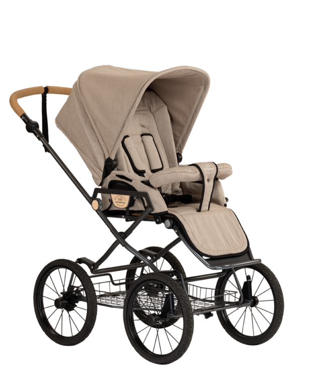 Naturkind Klapvognssæde m. Betræk - Sand Lux Evo & Ida