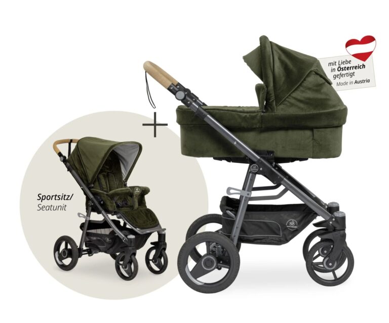 Naturkind Lux Evo Kombivogn - Oliv