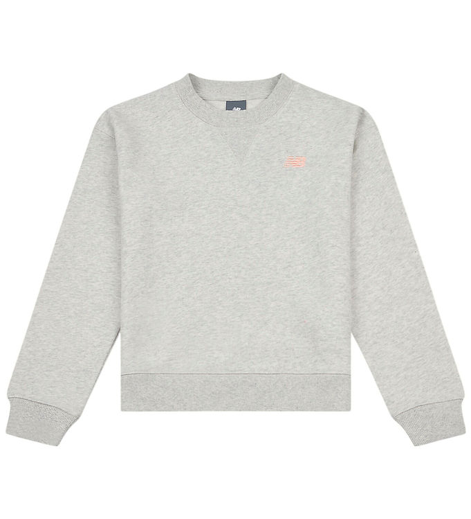New Balance Sweatshirt - Logo - Ash Heather New Balance Sweatshirt - Logo - Ash Heather