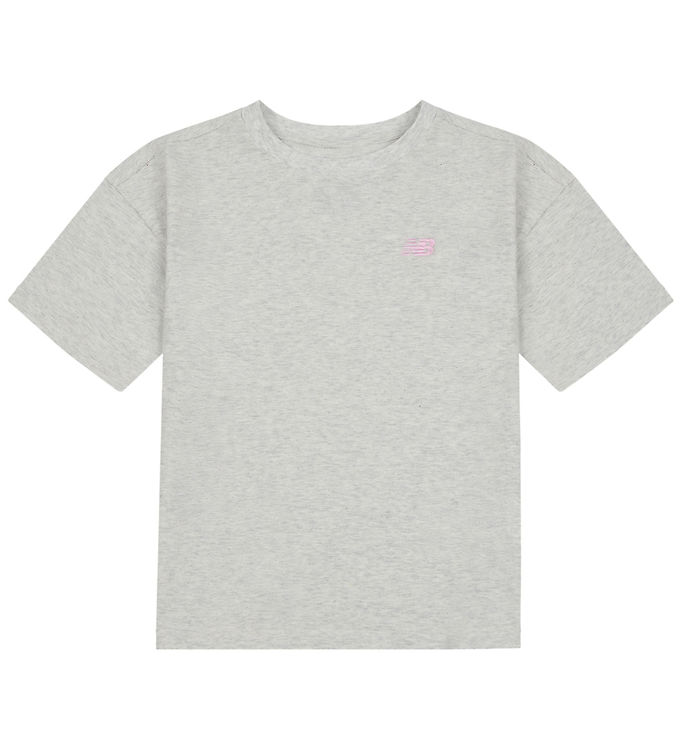 New Balance T-shirt - Logo - Ash Heather New Balance T-shirt - Logo - Ash Heather