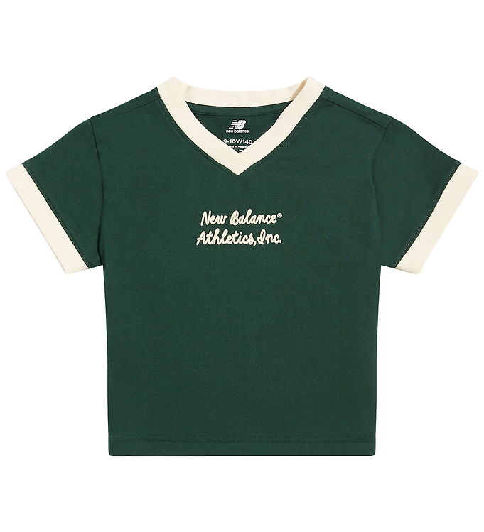New Balance T-shirt - Ringer - Nordic Green New Balance T-shirt - Ringer - Nordic Green
