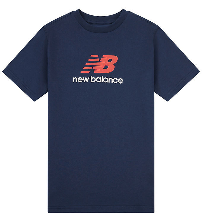 New Balance T-shirt - Stacked logo - Navy New Balance T-shirt - Stacked logo - Navy