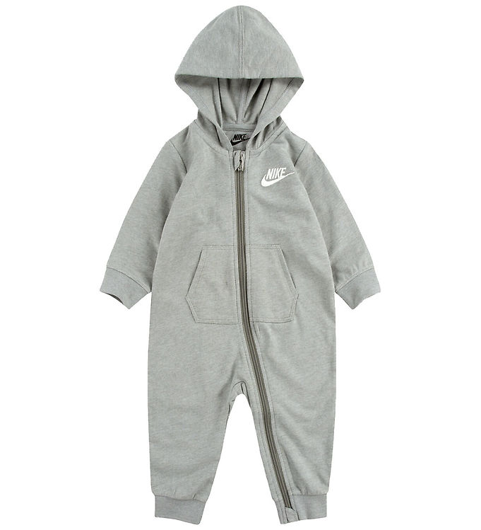 Nike Heldragt - Grey Heather m. Logo