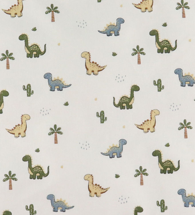 Nørgaard Madsens Sengetøj - Junior - Beige m. Dinoer