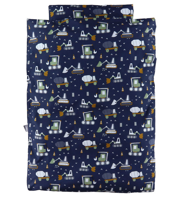 Nørgaard Madsens Sengetøj - Voksen - Navy m. Arbejdsmaskiner Nørgaard Madsens Sengetøj - Voksen - Navy m. Arbejdsmaskiner