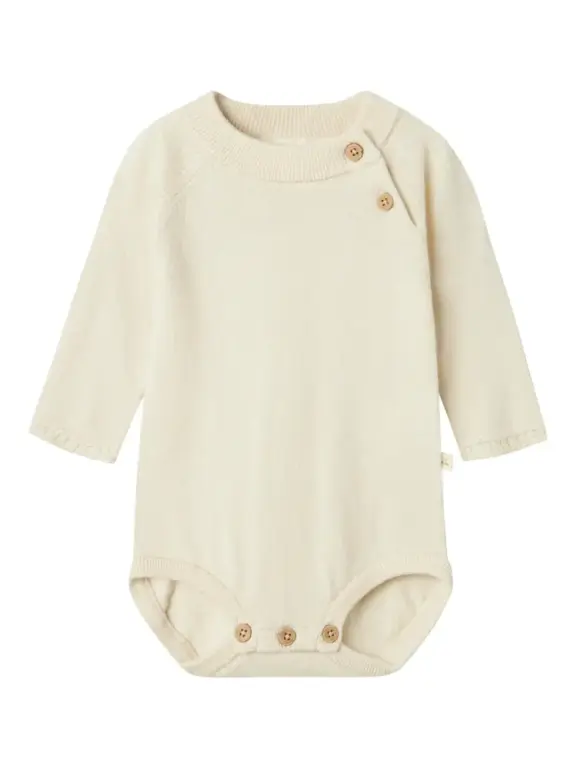 Nord Langærmet Strik Body - Turtledove - 74