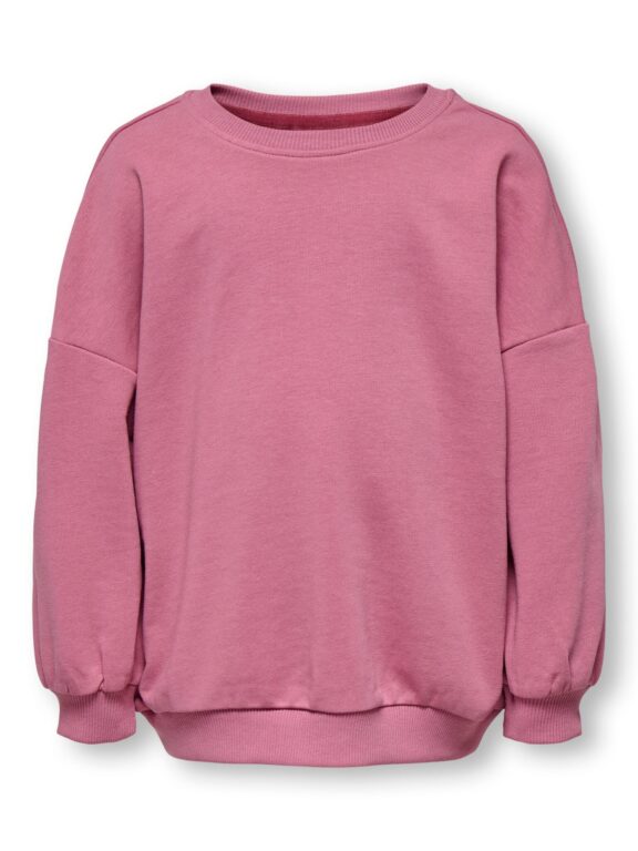 Only Mini Georgia Life Sweatshirt - Heather Rose - 92 cm Only Mini Georgia Life Sweatshirt - Heather Rose - 92 cm