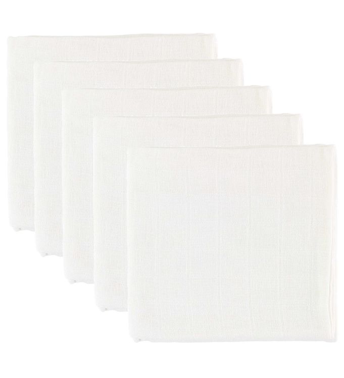 Oopsy Stofbleer - 5-pak - 70x70 - Hvid