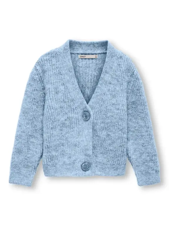Oriana langærmet glitter cardigan - BLUE - 98