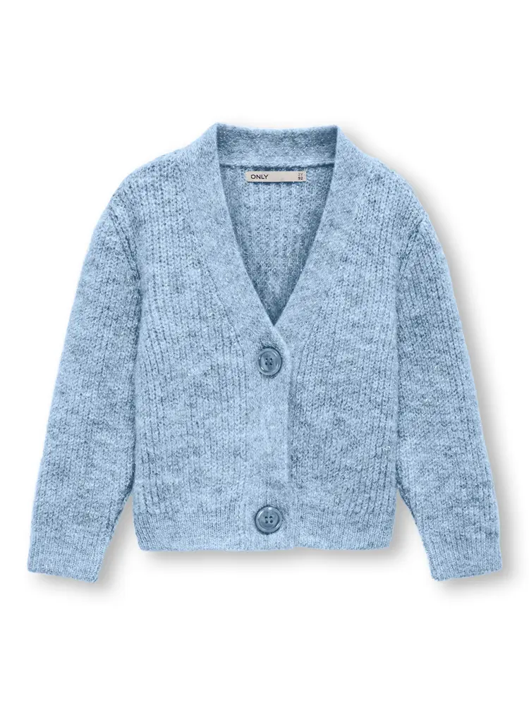 Oriana langærmet glitter cardigan - BLUE - 98 Oriana langærmet glitter cardigan - BLUE - 98