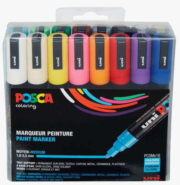 Paintmaker Uni POSCA etui pC5-16