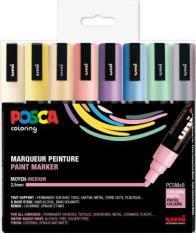 Paintmaker Uni POSCA etui pC5m-8 pastel