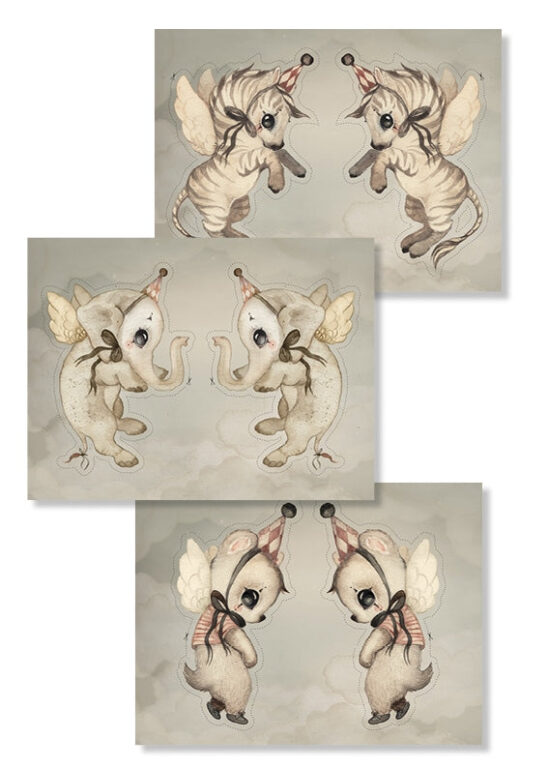 Paper Friends Fairground Friends - Mrs. Mighetto Paper Friends Fairground Friends - Mrs. Mighetto
