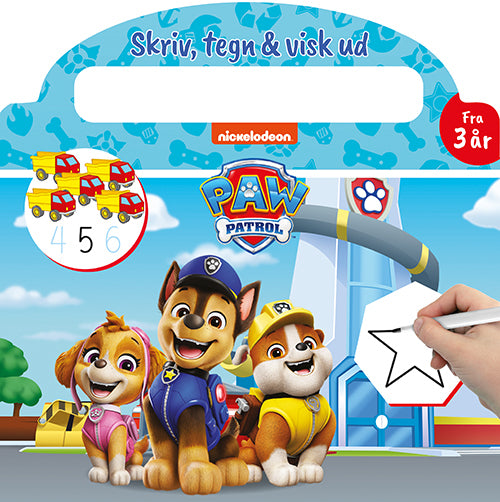 Paw Patrol - Skriv og visk ud (papbog med ikke-permanent pen) Paw Patrol - Skriv og visk ud (papbog med ikke-permanent pen)