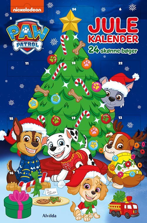 Paw Patrol julekalender - med 24 billedbøger Paw Patrol julekalender - med 24 billedbøger