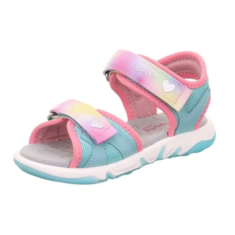 Pebbles Sandal - Lysegrøn/Rosa - 25