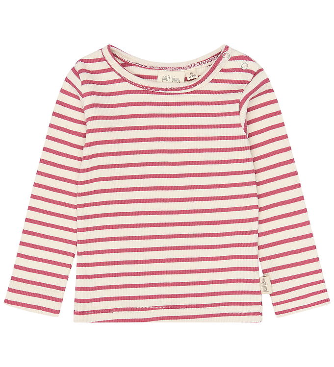 Petit Piao Bluse - PPSky - Mauvewood Striped Petit Piao Bluse - PPSky - Mauvewood Striped