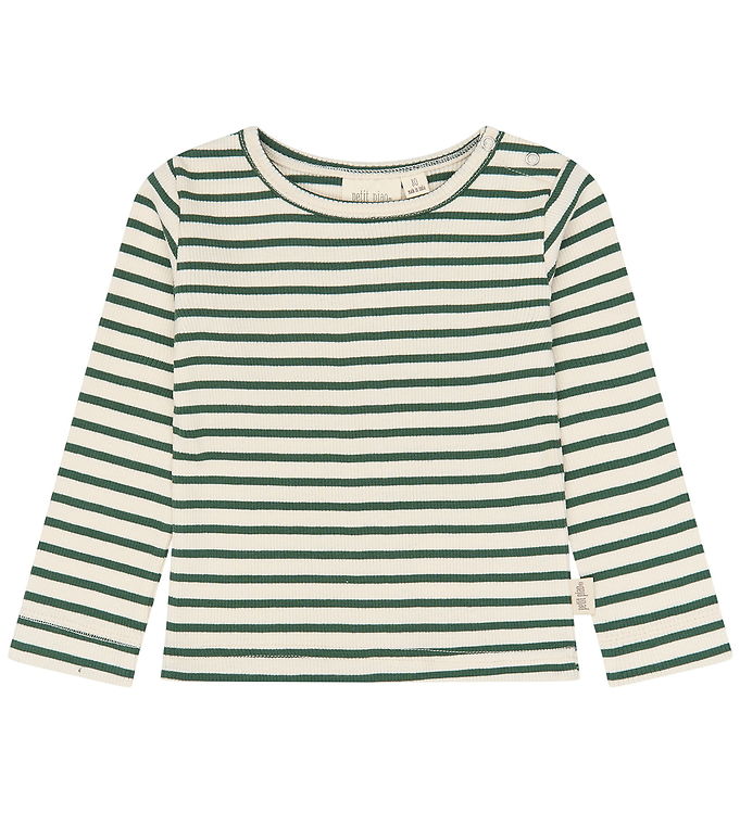 Petit Piao Bluse - PPSky - Trekking Green Striped