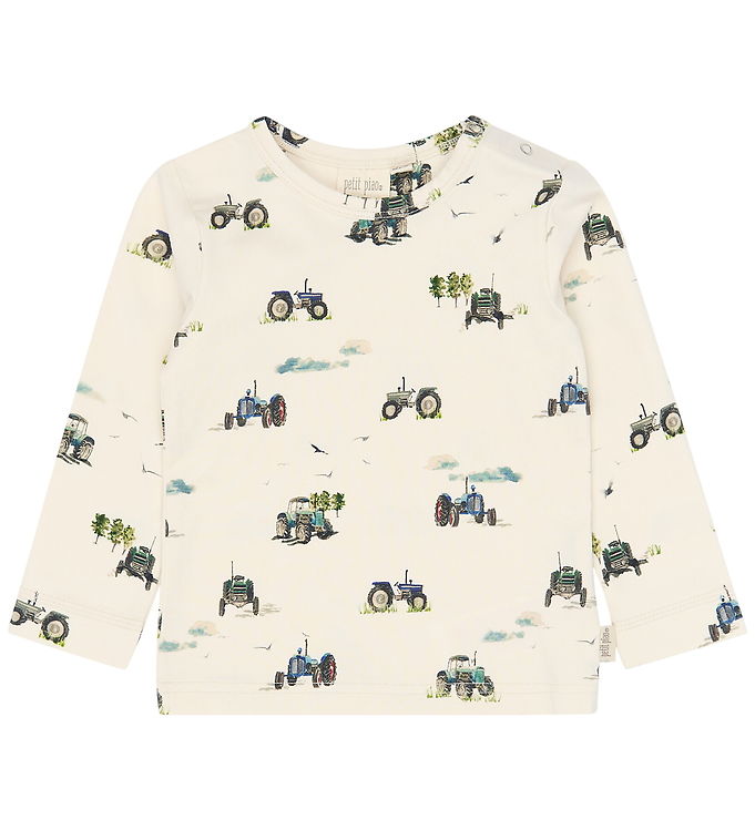 Petit Piao Bluse - PPStar - Eggnoc Tractor AOP Petit Piao Bluse - PPStar - Eggnoc Tractor AOP